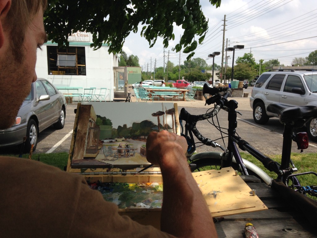 painting locally grown gardens
